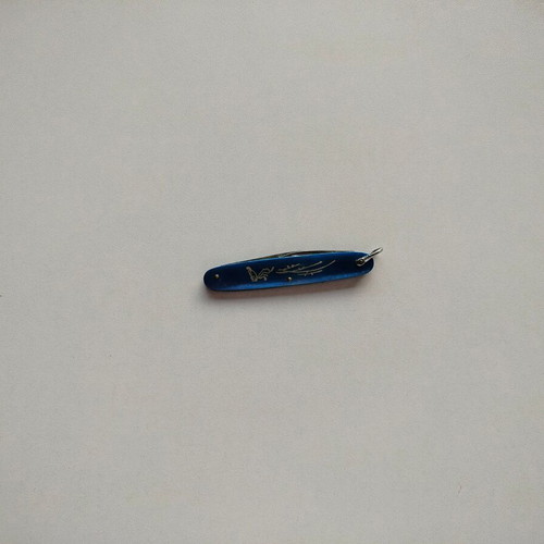 Small blue pocket knife used