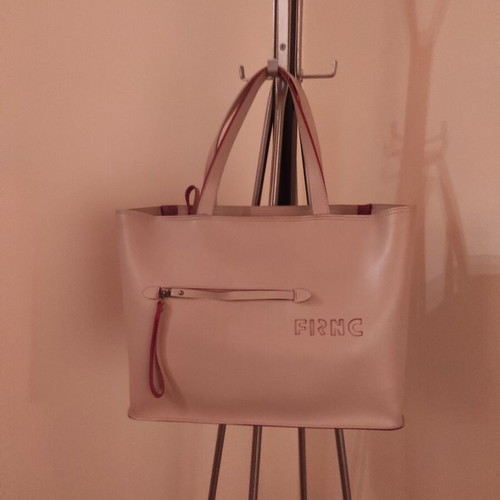 FRNC shoulder bag large size used, beige