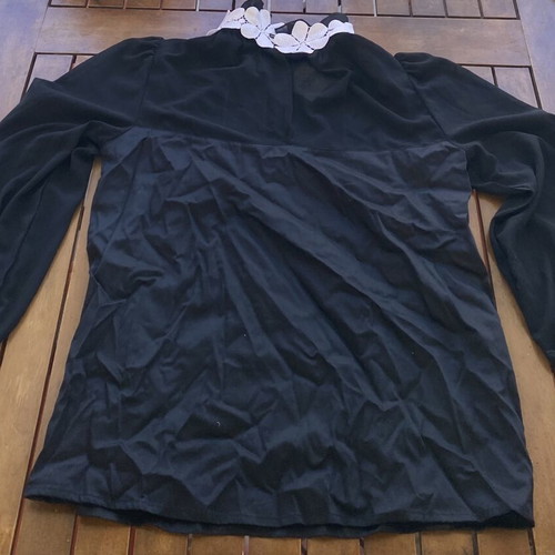 Nara Camicie women's shirt new, black and white, size M