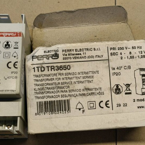 Perry Transformer 4V 8V 12V TR3650 new