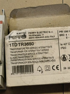 Perry Transformer 4V 8V 12V TR3650 new