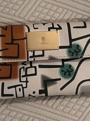 KEM bag used, white and beige