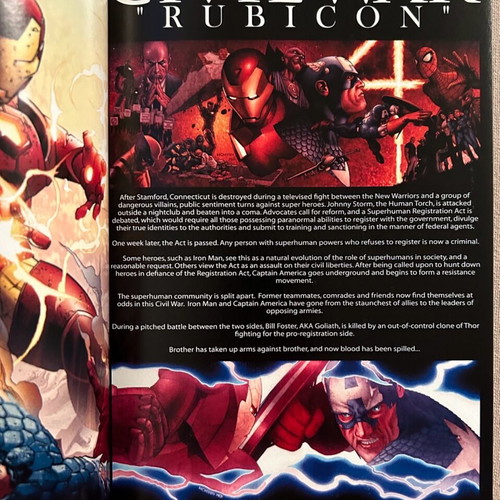 Civil War Volume Iron Man Marvel like new, in English
