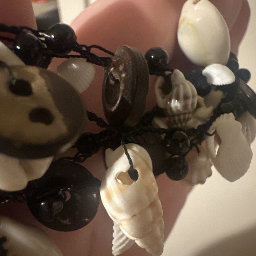 Summer Shell Bracelet like new, handmade with real shells