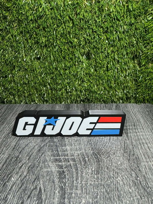 G.I. JOE 3D Printed Decorative Logo new