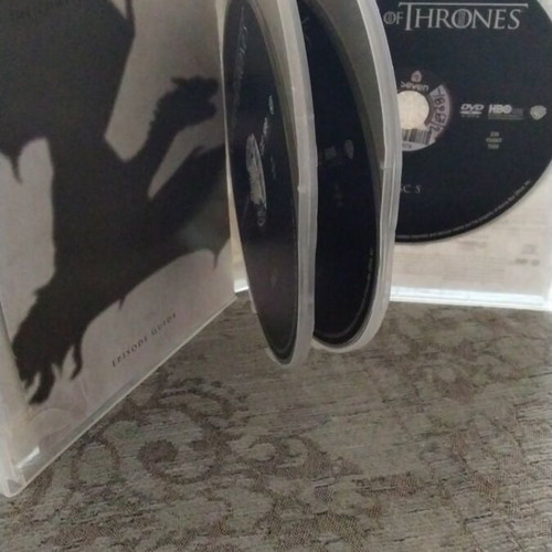 Game of Thrones Season 3 DVD used with Greek subtitles