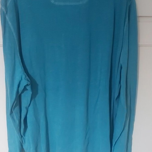 Camel Active long-sleeve shirt used, 4XL blue-green