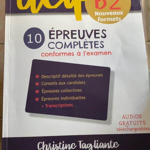 Delf B2 Junior Nouveaux Formats French book used