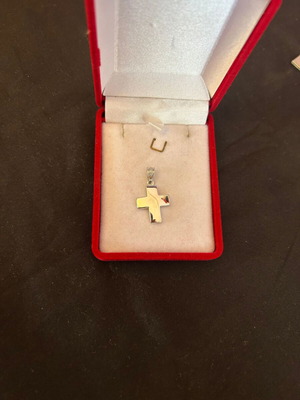 Silver 925 cross new, 3.86 g, length 1.8 cm