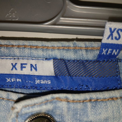 Mini jean skirt XFN JEANS like new, size XS-S, blue
