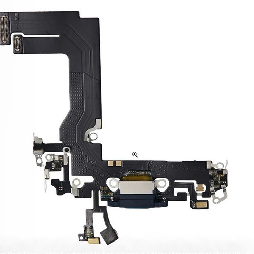 iPhone 13 Mini Charging Port Flex Cable Aftermarket Plus Blue