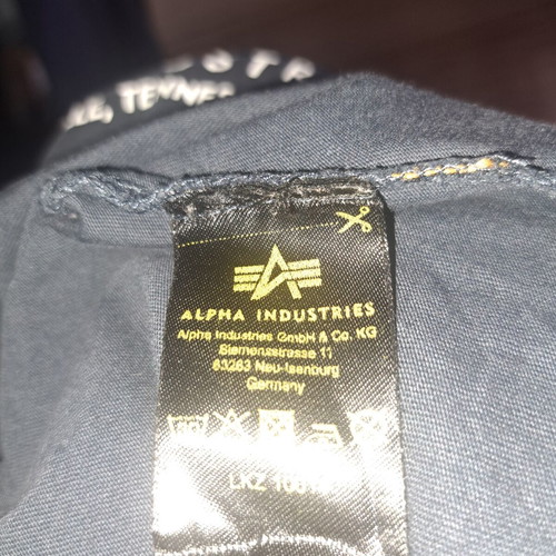 Alpha Industries men's t-shirts like new, 3XL, beige and blue, lot