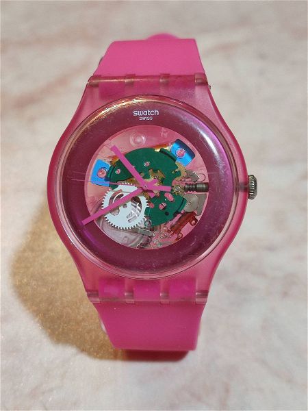  Swatch "pink lacquered" 41mm