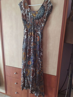 Ale long dress like new with autumn colors