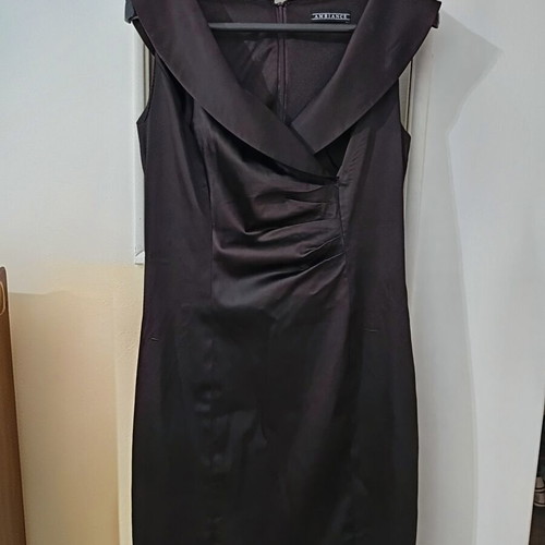 Ambiance formal dress, satin fabric, brown