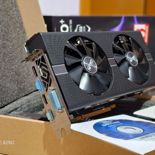 Gaming video card AMD SAPPHIRE NITRO+ Radeon RX 580 8GB GDDR5 like new