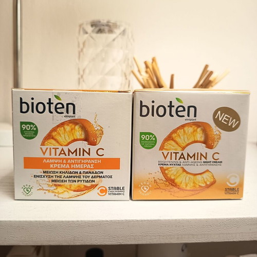Bioten vitamin C day and night cream set new