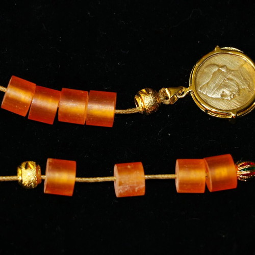 Begleri Konstantinos Kanaris amber with 24K gold handmade, INDICO JEWELLS