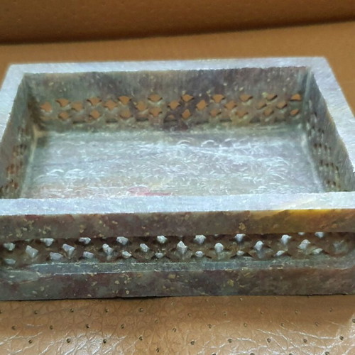 Handmade used stone marble box