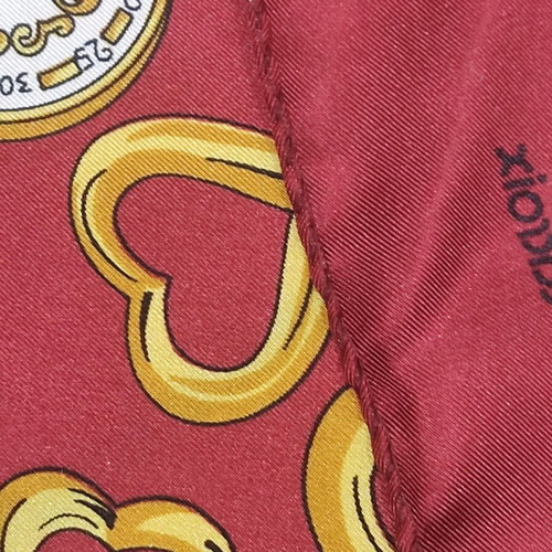 Maurice Lacroix rare scarf "Love of Clocks" like new, silk