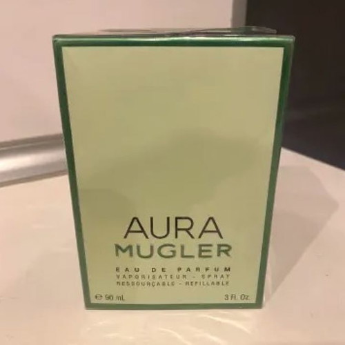 Mugler Aura 90ml EDP like new, refillable bottle