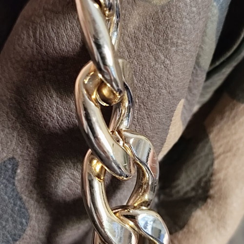 Michael Kors Hamilton Camouflage leather shoulder bag used, large