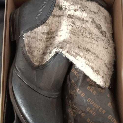 Bunker leather ankle boots used, size 39