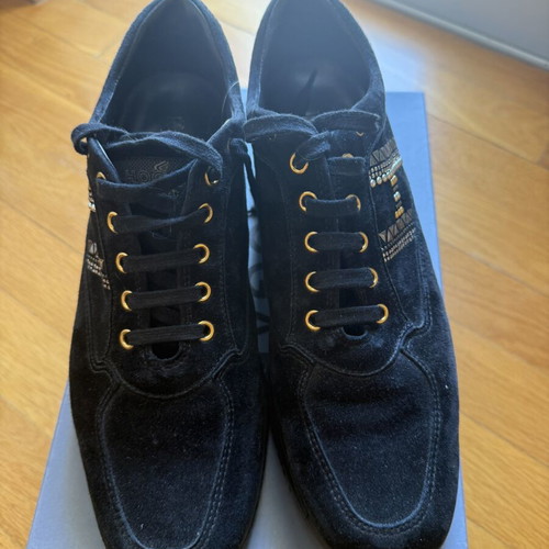 Hogan Interactive H sneakers with strass, size 40, black