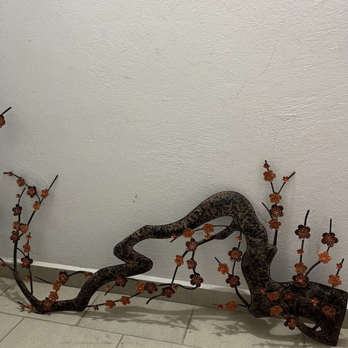 Decorative iron branches used