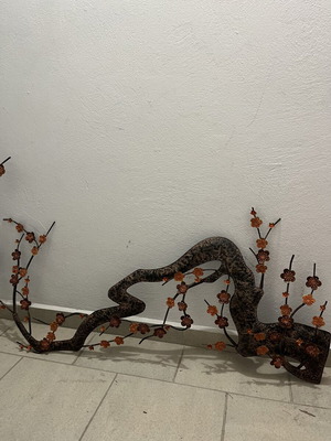 Decorative iron branches used