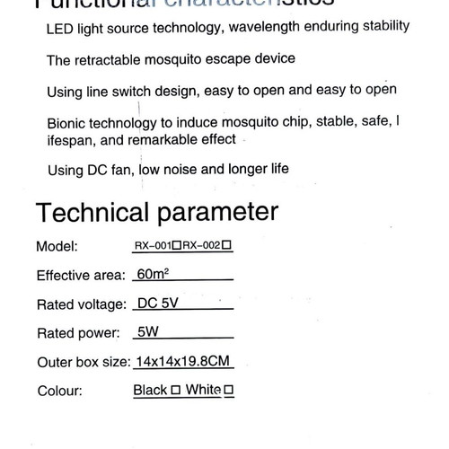Mosquito Killer Ecological USB Mosquito Exterminator new