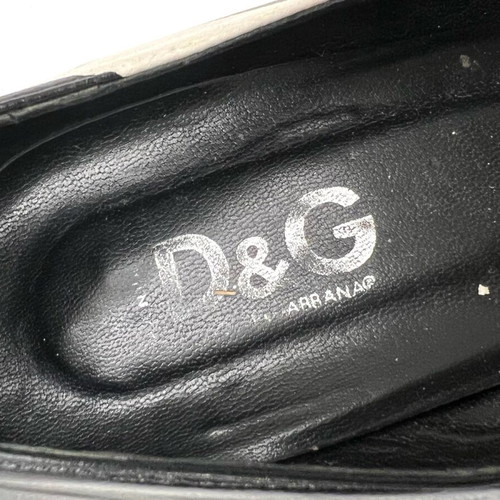 Dolce & Gabbana black and white mid heels used