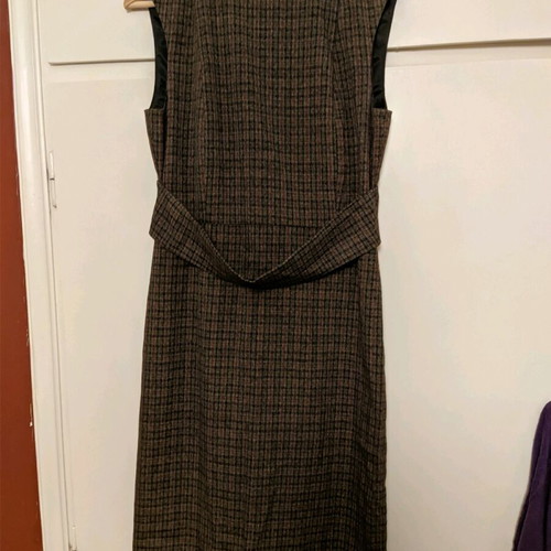 Mango office dress like new, dark brown, size 40