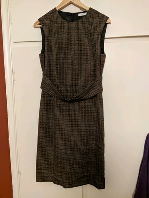 Mango office dress like new, dark brown, size 40