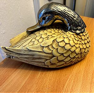 A very fine stylized Duck by Elli Malevolti from Italy ca.1950 handmade