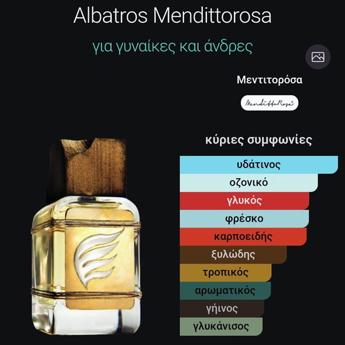 Mendittorosa Albatros Eau de Parfum 5ml new