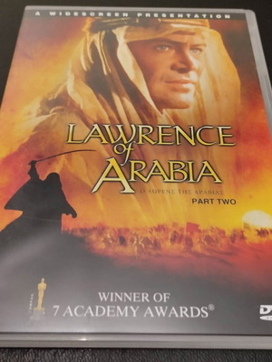 Lawrence of Arabia DVD used, historical movie with subtitles