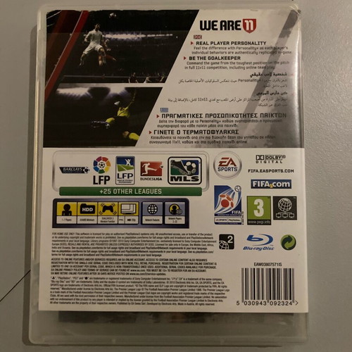 FIFA 11 PS3 game like new, complete with case