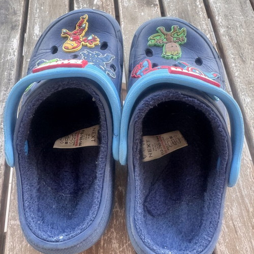 Next blue winter slippers boys' size 31 used