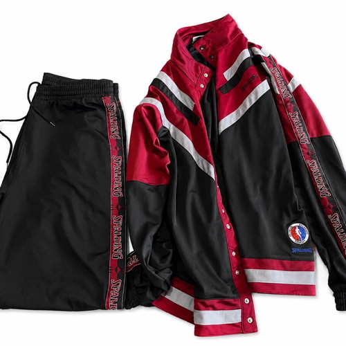 Spalding retro sportswear set medium used, multicolor