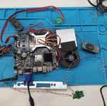 Mini PC used with 12V PSU and peripherals