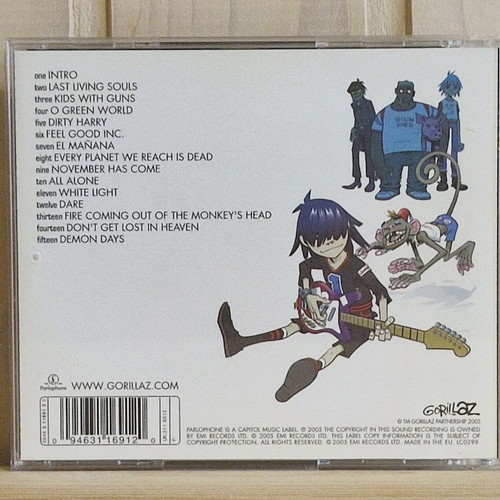 Gorillaz Demon Days CD like new, electronic