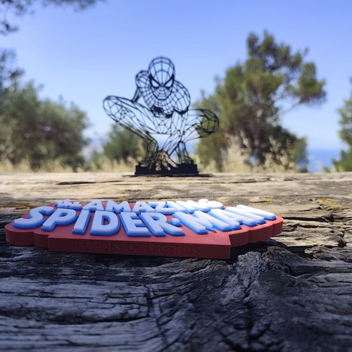 The Amazing Spider-Man 3D Logo Stand new collectible
