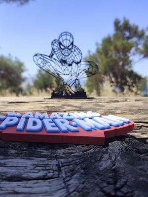 The Amazing Spider-Man 3D Logo Stand new collectible