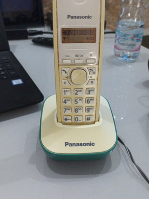 Panasonic KX-TG1611GRC ασύρματο τηλέφωνο σαν καινούργιο για οικιακή ή μικρή χρήση