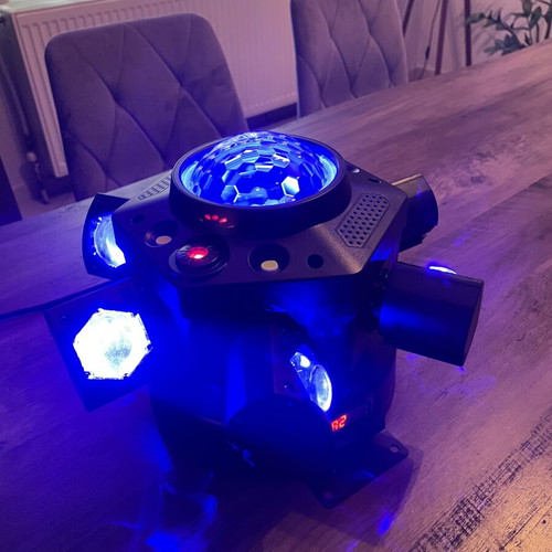 Moving Head Light U King with 6 Heads 120W RGBW Strobe Laser new
