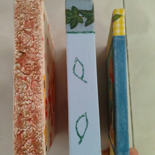 Set of 3 handmade children's frames like new