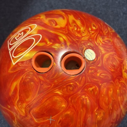 Bowling ball like new with holes