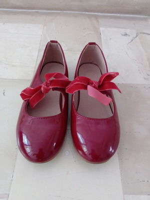 Doremi ballerinas used, red, sizes 30 and 31