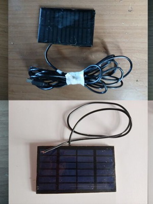 Solar LED panels used, pack